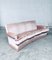 Vintage Velvet Curved Sofa with Fringe, 1950s, Image 14