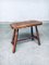 Handcrafted Wabi-Sabi Oak Side Table, Belgium, 1930s, Image 22