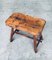 Handcrafted Wabi-Sabi Oak Side Table, Belgium, 1930s, Image 1