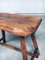 Handcrafted Wabi-Sabi Oak Side Table, Belgium, 1930s 4