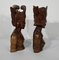 Indonesian Dancer Sculptures in Massive Wood, 20th-Century, Set of 2, Image 3