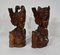 Indonesian Dancer Sculptures in Massive Wood, 20th-Century, Set of 2, Image 2