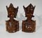 Indonesian Dancer Sculptures in Massive Wood, 20th-Century, Set of 2, Image 1