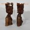 Indonesian Dancer Sculptures in Massive Wood, 20th-Century, Set of 2 17