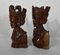 Esculturas de bailarinas indonesias de madera maciza, siglo XX. Juego de 2, Imagen 8