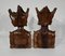 Indonesian Dancer Sculptures in Massive Wood, 20th-Century, Set of 2, Image 5