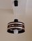 Vintage Ceiling Lamp with Brown-Painted Metal Screen, 1970s 2