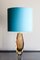 Lámpara de mesa Sommerso de cristal de Murano, años 60, Imagen 4