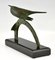 Art Deco Bronze Sculpture of Bird on Horseshoe by André Vincent Becquerel, 1930s, Image 9