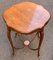 Antique Art Nouveau Carved Wooden Table, Image 4