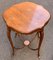 Antique Art Nouveau Carved Wooden Table, Image 5