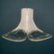 Murano Glass Pendant Lamp Flower by Carlo Nason for Mazzega, Italy, 1970s 6