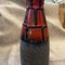 Mid-Century Modern Red and Black Fat Lava Ceramic Vase by Roth, 1970s 5