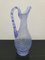 Turkish Art Glass Pitcher with Spiral Stripes, Image 2
