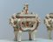 Antique Japanese Protected Ceramic Meiji Dog Urns by Satsuma, Set of 2 8