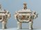 Antique Japanese Protected Ceramic Meiji Dog Urns by Satsuma, Set of 2 9