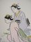 Tsuguharu Foujita, Geisha in a Garden, 1936, Original Radierung 3
