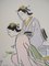 Tsuguharu Foujita, Geisha in un giardino, 1936, Acquaforte originale, Immagine 3