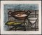 Bernard Buffet, Nature morte aux oeufs, 1960, Original Lithographie 2