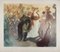 Richard Ranft, Le bal masque, 1899, Acquaforte originale, Immagine 4