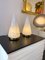 Italian Murano Glass and Brass Cone Lamps from Esperia, 1970s, Set of 2, Image 8