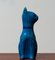 Blue Ceramic Handmade Cat by Aldo Londi for Bitossi, Italy 5