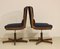Swivel Armchairs in Wood, 1970s, Set of 2 12