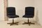 Swivel Armchairs in Wood, 1970s, Set of 2 17