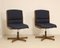 Swivel Armchairs in Wood, 1970s, Set of 2 13