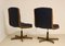 Swivel Armchairs in Wood, 1970s, Set of 2, Image 5