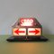 Vintage Portuguese Taxi Stop Sign, 1970s, Image 2