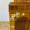 English Edwardian Glazed Display Cabinet with Flower Decoration, 1910s 6