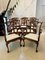 Antique Carved Mahogany Dining Chairs, Set of 10 1