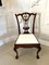 Antique Carved Mahogany Dining Chairs, Set of 10 12