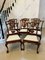 Antique Carved Mahogany Dining Chairs, Set of 10 2