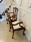Antique Carved Mahogany Dining Chairs, Set of 10, Image 4
