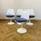 Vintage Rudi Bonzanini for Eero Saarinen Tulip Chairs, Set of 4, 1970s 1