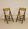 Vintage Folding Chairs with Sculpted Backrests, 1950s, Set of 2 11