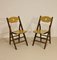 Vintage Folding Chairs with Sculpted Backrests, 1950s, Set of 2, Image 11