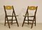Vintage Folding Chairs with Sculpted Backrests, 1950s, Set of 2 12