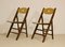 Vintage Folding Chairs with Sculpted Backrests, 1950s, Set of 2 13