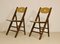 Vintage Folding Chairs with Sculpted Backrests, 1950s, Set of 2, Image 13
