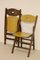 Vintage Folding Chairs with Sculpted Backrests, 1950s, Set of 2 3