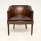 Antique Leather Armchair 2