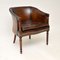 Antique Leather Armchair 1