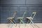 Industrial Folding Chairs, Set of 3 11