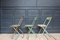 Industrial Folding Chairs, Set of 3, Image 11