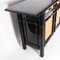 Vintage Japanese Lacquer and Woven Bamboo Sideboard 6