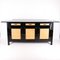 Vintage Japanese Lacquer and Woven Bamboo Sideboard, Image 1