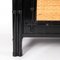 Aparador japonés vintage de bambú tejido y lacado, Imagen 7